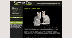Desktop Screenshot of karmau-cats.com