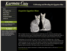 Tablet Screenshot of karmau-cats.com